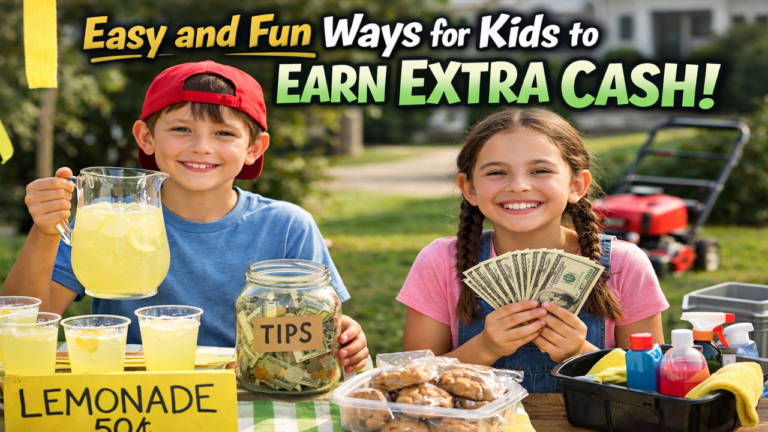 Easy and Fun Ways for Kids to Earn Extra Cash