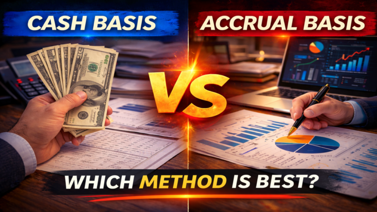 Cash Basis vs Actual Based Accounting Methods