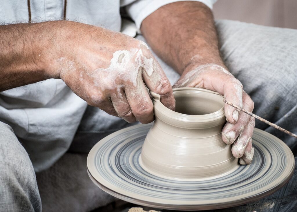 Making pottery for 7 Surprising Ways to Earn Money on Etsy
