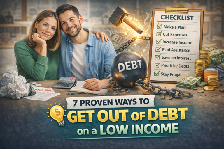 7 Proven Ways to Get Out of Debt on a Low Income