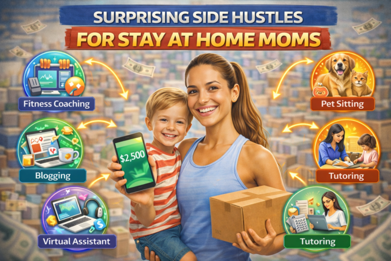 Surprising Side Hustles for Stay at Home Moms