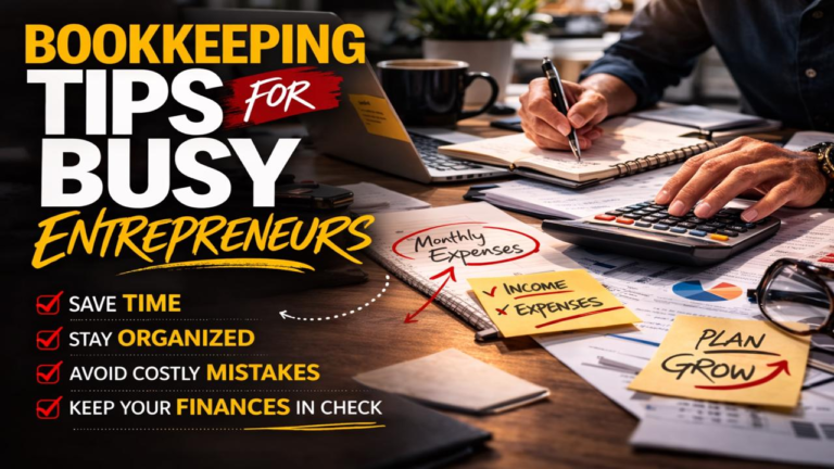 Bookkeping Tips for Busy Entrepreneurs