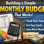 Building a Simple Monthly Budget That Works