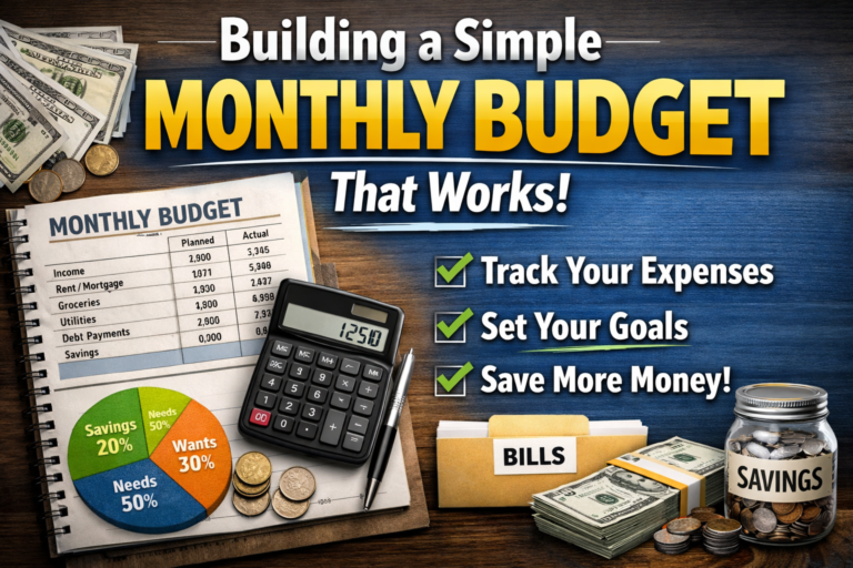 Building a Simple Monthly Budget That Works