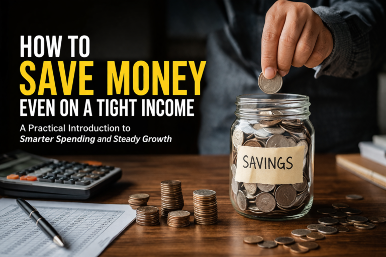How to Save Money Even on a Tight Income: A Practical Introduction to Smarter Spending and Steady Growth