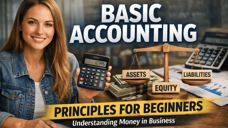 Basic Accounting Principles for Beginners (An Easy Introduction to Understanding How Money Moves in a Business)