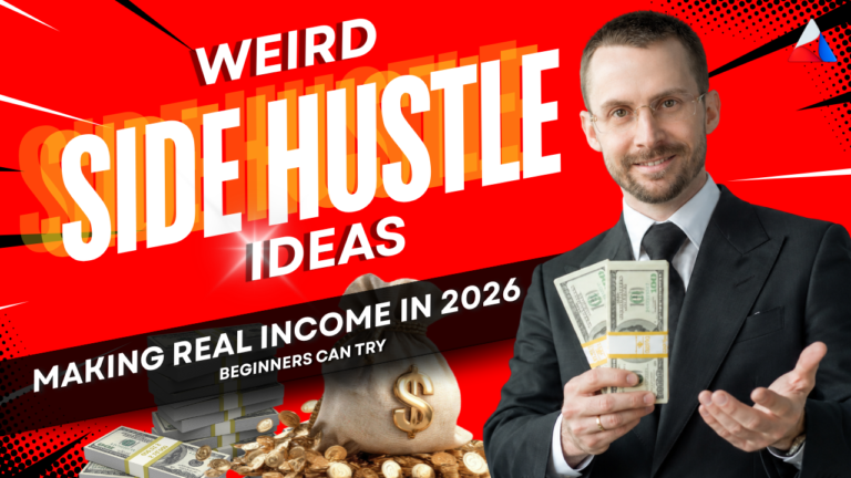 Weird Side Hustle Ideas Making Real Income in 2026 That Beginners Can Try