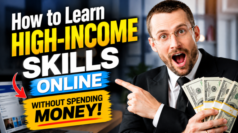 How to Learn High-Income Skills Online Without Spending Money